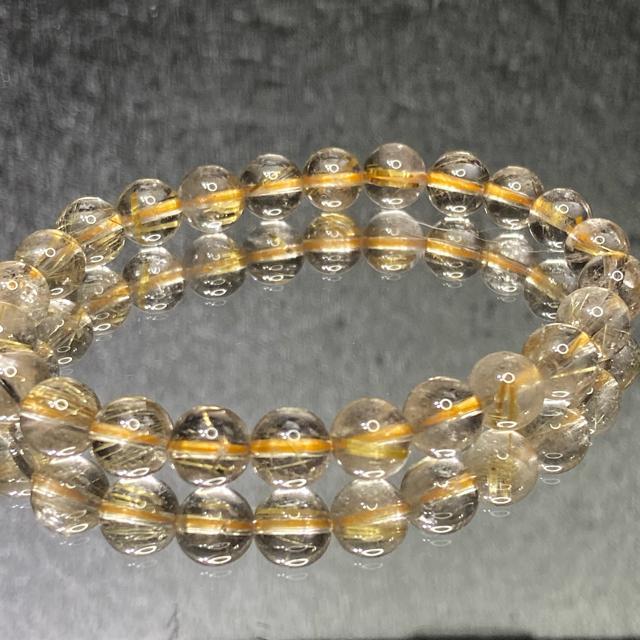 《No.411》ブラジル産 天然石ゴールドルチルクォーツ < 女性アクセサリー/時計  《No.411》ブラジル産 天然石ゴールドルチルクォーツ < 女性アクセサリー/時計の