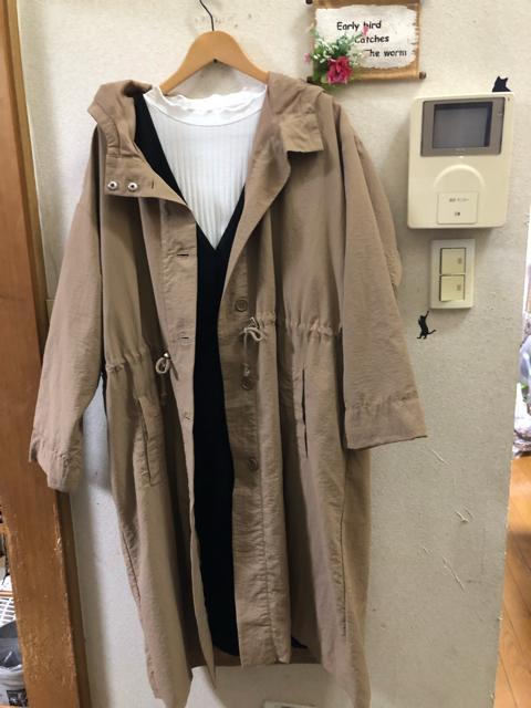 3Lベージュ裏地付きモッズコート < 女性ファッション 3Lベージュ裏地付きモッズコート < 女性ファッションの