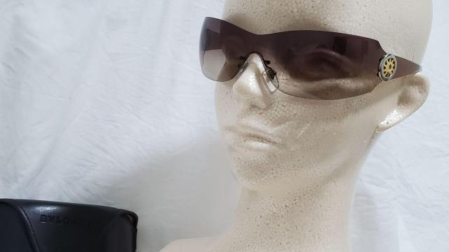 正規未 ブルガリ ビーゼロ ロゴ×トンドサン スポーティーサングラス 茶 太陽アイコン フレームレス シールド1枚レンズ 付属有 < ブランド  正規未 ブルガリ ビーゼロ ロゴ×トンドサン スポーティーサングラス 茶 太陽アイコン フレームレス シールド1枚レンズ 付属有 < ブランドの