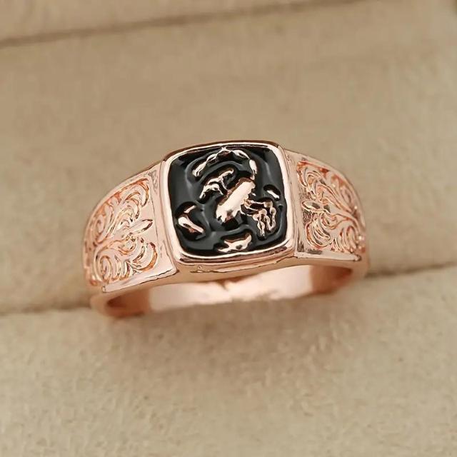 残1点★爆ヤス価格490円★新クリエイティブサソリエンボスメンズリング USAサイズ11号(日本サイズ24号相当)ゴールド < 男性アクセサリー/時計  残1点★爆ヤス価格490円★新クリエイティブサソリエンボスメンズリング USAサイズ11号(日本サイズ24号相当)ゴールド < 男性アクセサリー/時計の