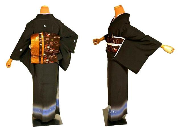 【最高峰】新品同様 巨匠 本加賀友禅作家【柿本市郎】上質な焦げ茶 3つ紋 色留袖 身丈155.5cm 裄丈65.5cm T3537 < 女性ファッション 【最高峰】新品同様 巨匠 本加賀友禅作家【柿本市郎】上質な焦げ茶 3つ紋 色留袖 身丈155.5cm 裄丈65.5cm T3537 < 女性ファッションの