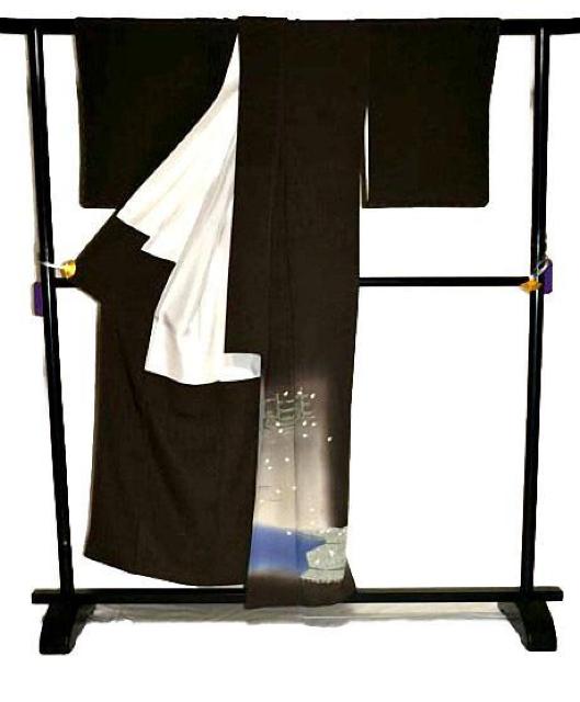 【最高峰】新品同様 巨匠 本加賀友禅作家【柿本市郎】上質な焦げ茶 3つ紋 色留袖 身丈155.5cm 裄丈65.5cm T3537 < 女性ファッション 【最高峰】新品同様 巨匠 本加賀友禅作家【柿本市郎】上質な焦げ茶 3つ紋 色留袖 身丈155.5cm 裄丈65.5cm T3537 < 女性ファッションの