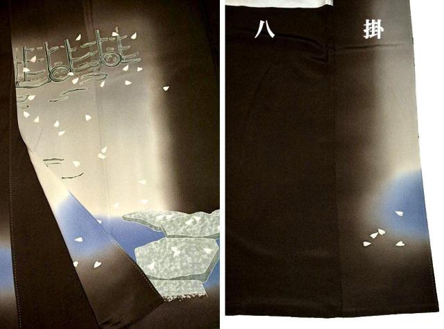 【最高峰】新品同様 巨匠 本加賀友禅作家【柿本市郎】上質な焦げ茶 3つ紋 色留袖 身丈155.5cm 裄丈65.5cm T3537 < 女性ファッション 【最高峰】新品同様 巨匠 本加賀友禅作家【柿本市郎】上質な焦げ茶 3つ紋 色留袖 身丈155.5cm 裄丈65.5cm T3537 < 女性ファッションの