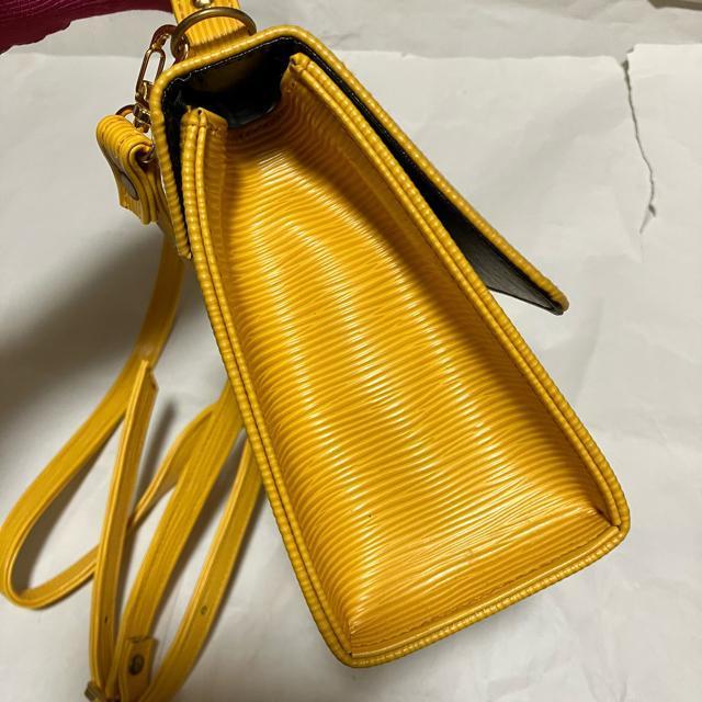 【ヴィンテージ】【ノーブランド扱い】 ハンドバッグ & ショルダー / イエロー < 女性ファッション 【ヴィンテージ】【ノーブランド扱い】 ハンドバッグ & ショルダー / イエロー < 女性ファッションの