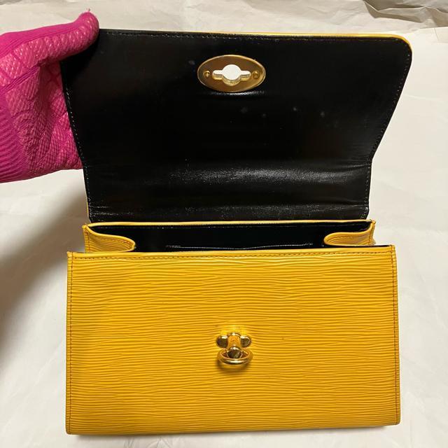 【ヴィンテージ】【ノーブランド扱い】 ハンドバッグ & ショルダー / イエロー < 女性ファッション 【ヴィンテージ】【ノーブランド扱い】 ハンドバッグ & ショルダー / イエロー < 女性ファッションの