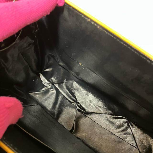 【ヴィンテージ】【ノーブランド扱い】 ハンドバッグ & ショルダー / イエロー < 女性ファッション 【ヴィンテージ】【ノーブランド扱い】 ハンドバッグ & ショルダー / イエロー < 女性ファッションの