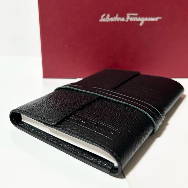 極美品 Salvatore Ferragamo フェラガモ レザー メモ帳 手帳 ステーショナリー < ブランド 極美品 Salvatore Ferragamo フェラガモ レザー メモ帳 手帳 ステーショナリー < ブランドの