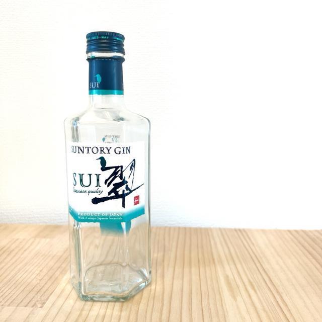 サントリー 翠 |空きボトル|六角形|ガラス|インテリア < インテリア/ライフ  サントリー 翠 |空きボトル|六角形|ガラス|インテリア < インテリア/ライフの