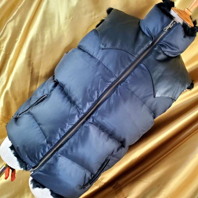 込み★バーデン★レザー&ラビットファー★リバーシブルベスト★38★ < 女性ファッション 込み★バーデン★レザー&ラビットファー★リバーシブルベスト★38★ < 女性ファッションの