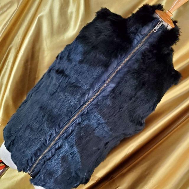 込み★バーデン★レザー&ラビットファー★リバーシブルベスト★38★ < 女性ファッション 込み★バーデン★レザー&ラビットファー★リバーシブルベスト★38★ < 女性ファッションの