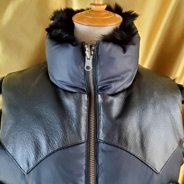 込み★バーデン★レザー&ラビットファー★リバーシブルベスト★38★ < 女性ファッション 込み★バーデン★レザー&ラビットファー★リバーシブルベスト★38★ < 女性ファッションの