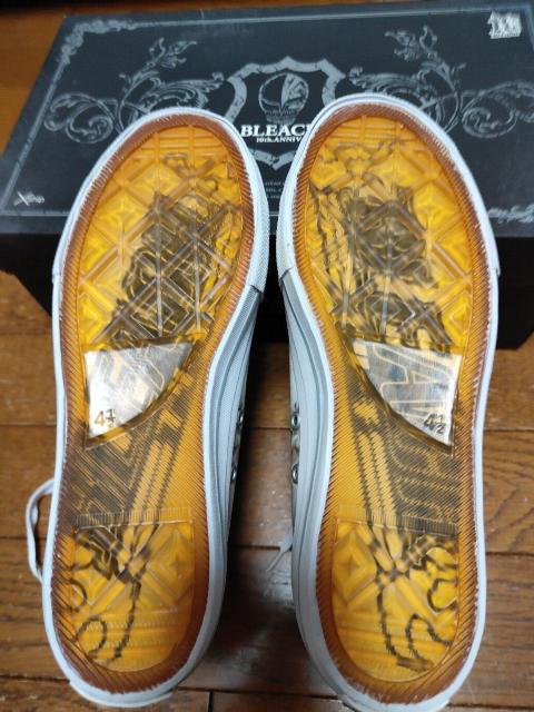 BLEACH ブリーチ ハイカットスニーカー 靴 シューズ アニメ 一護 Sサイズ < 男性ファッション  BLEACH ブリーチ ハイカットスニーカー 靴 シューズ アニメ 一護 Sサイズ < 男性ファッションの