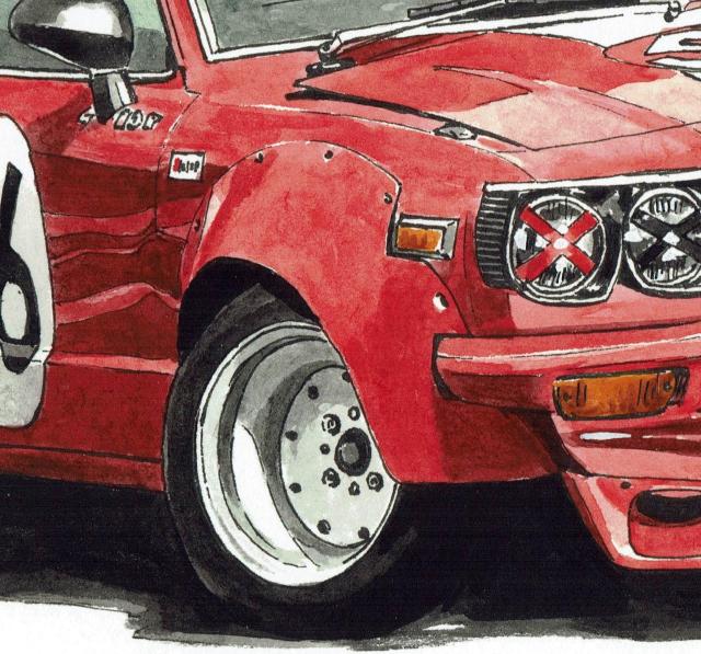 NC-318サバンナRX-7/RX-3限定版画サイン額装作家平右ヱ門 < 自動車/バイク NC-318サバンナRX-7/RX-3限定版画サイン額装作家平右ヱ門 < 自動車/バイク