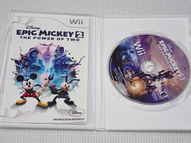 Wii��DISNEY EPIC MICKEY 2 THE POWER OF TWO �C�O�� �k�Ĕ� �� �Q�[���{��/�\�t�g�� 