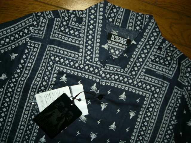�V�iHYSTERIC GLAMOUR�q�X�e���b�N�O���}�[�o���_�i���V���cM �� �u�����h�� 
