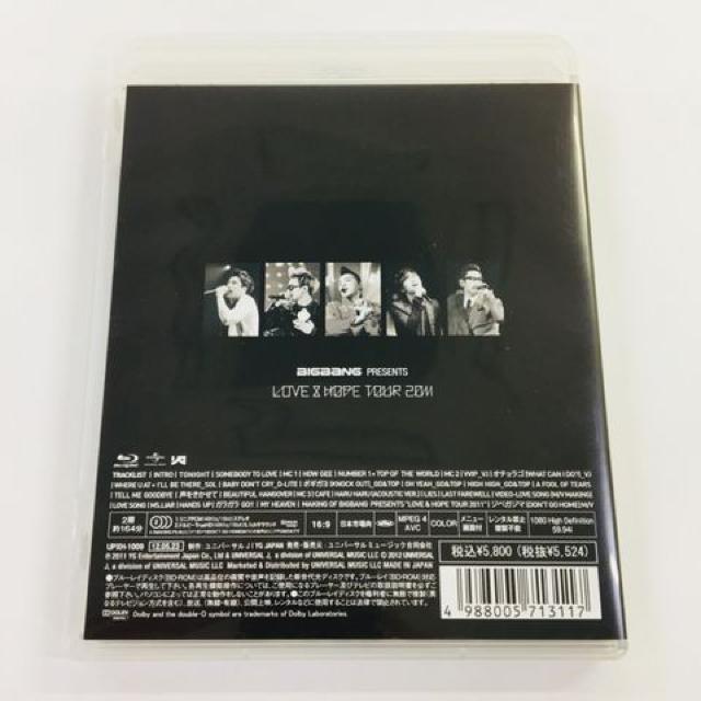BIGBANG Blu-ray LOVE&HOPE TOUR 2011  ^gObY 