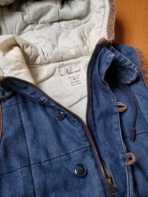 ☆美品☆niko and…ニコアンド…☆中綿ベスト < ブランド ☆美品☆niko and…ニコアンド…☆中綿ベスト < ブランドの