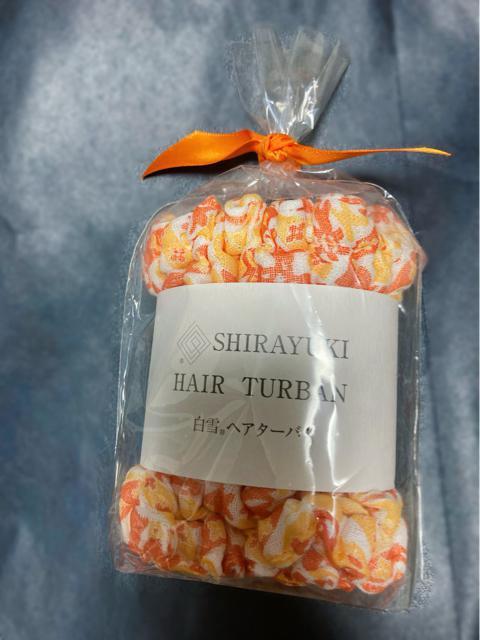 藤原紀香も愛用●白雪ふきん●ヘアターバン●ハワイアン●速乾吸収●オレンジ●ヘアバンド お風呂 プレゼント < 女性アクセサリー/時計  藤原紀香も愛用●白雪ふきん●ヘアターバン●ハワイアン●速乾吸収●オレンジ●ヘアバンド お風呂 プレゼント < 女性アクセサリー/時計の