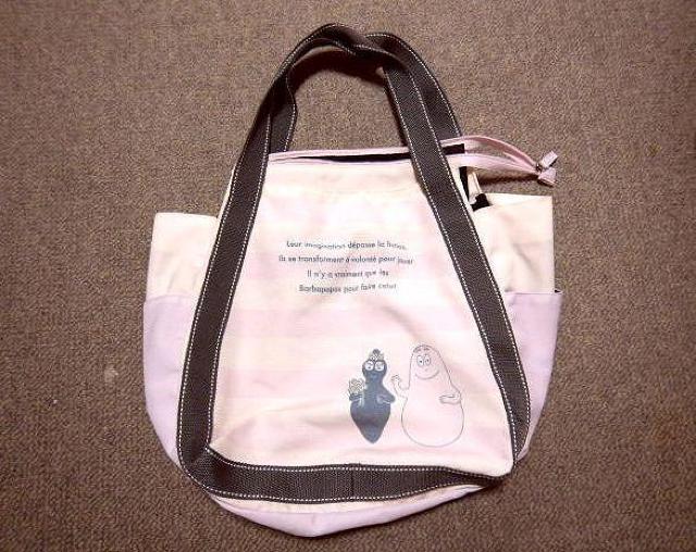 ◆バーバパパ barbapapa トートバッグ キャンバス 中古品 < 女性ファッション  ◆バーバパパ barbapapa トートバッグ キャンバス 中古品  < 女性ファッションの