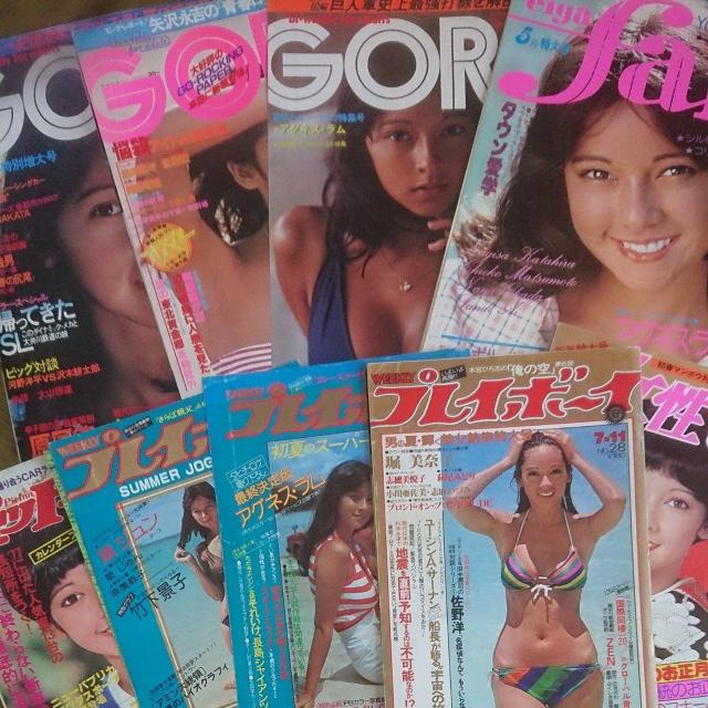 アグネス・ラム 雑誌表紙×9点 < タレントグッズ  アグネス・ラム 雑誌表紙×9点  < タレントグッズの