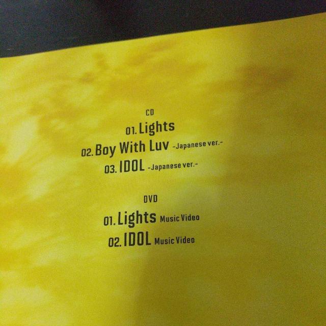 BTS『Lights/Boy With Luv/IDOL(初回限定盤A)』DVD < CD/DVD/ビデオ  BTS『Lights/Boy With Luv/IDOL(初回限定盤A)』DVD < CD/DVD/ビデオの