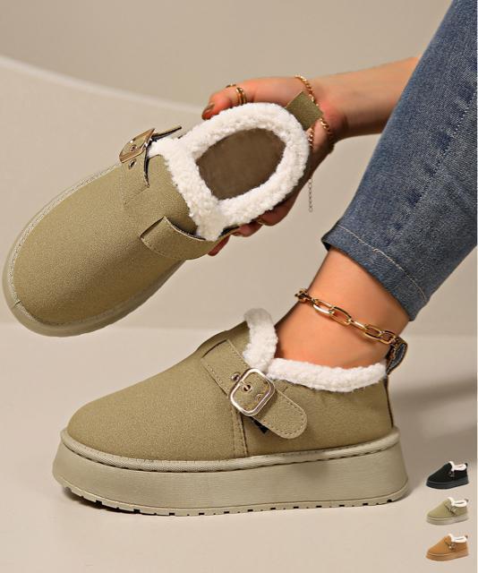 送料無料 新品 厚底ムートンブーツ 裏起毛ショートブーツ < 女性ファッション  送料無料 新品 厚底ムートンブーツ 裏起毛ショートブーツ  < 女性ファッションの