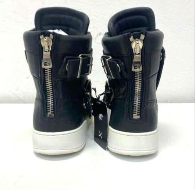 BALMAIN?ベルトカバー/レザーブーツ型スニーカー/41 < 男性ファッション  BALMAIN?ベルトカバー/レザーブーツ型スニーカー/41 < 男性ファッションの