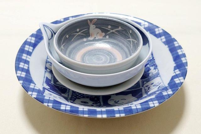 FUTADA猫大皿&necotori猫小鉢&三峰兔柄小鉢&くん窯フクロウ柄小皿 < インテリア/ライフ FUTADA猫大皿&necotori猫小鉢&三峰兔柄小鉢&くん窯フクロウ柄小皿 < インテリア/ライフの