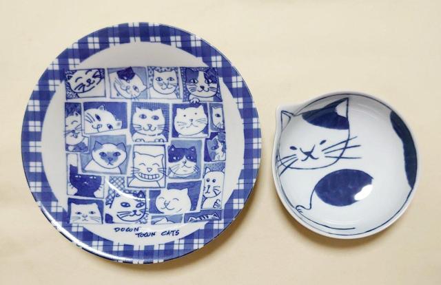 FUTADA猫大皿&necotori猫小鉢&三峰兔柄小鉢&くん窯フクロウ柄小皿 < インテリア/ライフ FUTADA猫大皿&necotori猫小鉢&三峰兔柄小鉢&くん窯フクロウ柄小皿 < インテリア/ライフの
