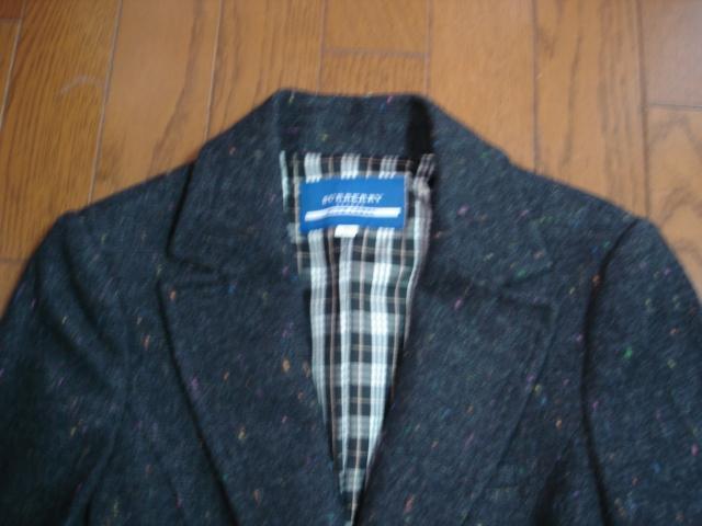 ★バーバリーブルーレーベル ツィードデザインジャケット★着用2・3度!セットアップにも クローゼット整理価格! < ブランド ★バーバリーブルーレーベル ツィードデザインジャケット★着用2・3度!セットアップにも クローゼット整理価格! < ブランドの