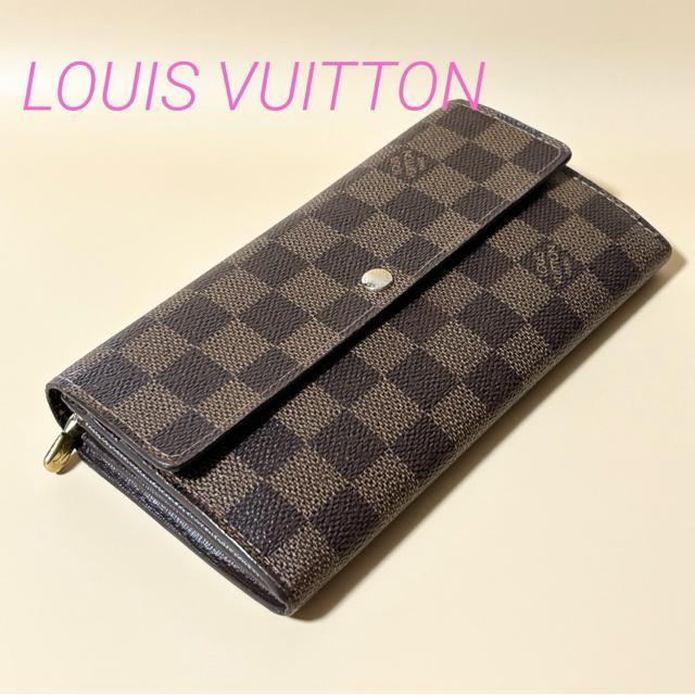 美品 LOUIS VUITTON ルイヴィトン ダミエ 長財布 N61734 ポルトフォイユサラ < ブランド 美品 LOUIS VUITTON ルイヴィトン ダミエ 長財布 N61734 ポルトフォイユサラ < ブランドの