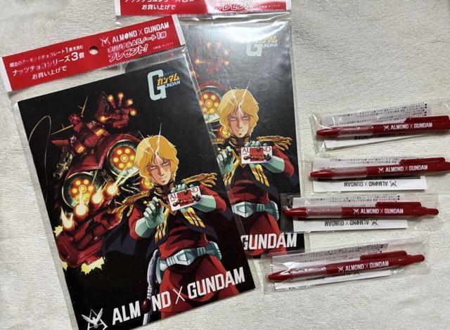 ALMOND×GUNDAM A5 ノート 2冊& ボールペン 4本 合計6点セット アーモンド ガンダム 明治 < アニメ/コミック/キャラクター ALMOND×GUNDAM A5 ノート 2冊& ボールペン 4本 合計6点セット アーモンド ガンダム 明治 < アニメ/コミック/キャラクターの