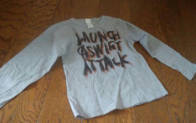 130 長T グレー < キッズ/ベビー 130 長T グレー < キッズ/ベビーの