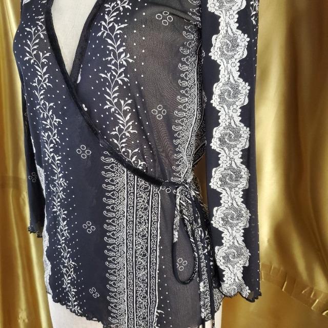 送料込み★364★Rubber Ducky☆シースルー巻きカーディガン★ < 女性ファッション  送料込み★364★Rubber Ducky☆シースルー巻きカーディガン★ < 女性ファッションの