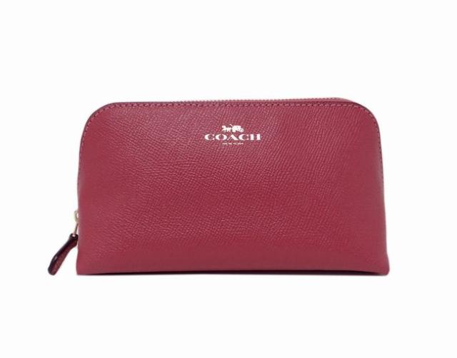 コーチ クロスグレインレザー コスメポーチ ピンク【送料無料】 < ブランド コーチ クロスグレインレザー コスメポーチ ピンク【送料無料】 < ブランドの