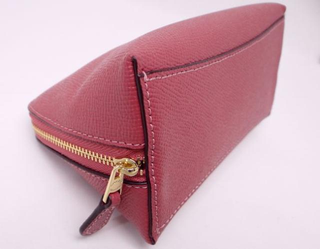 コーチ クロスグレインレザー コスメポーチ ピンク【送料無料】 < ブランド コーチ クロスグレインレザー コスメポーチ ピンク【送料無料】 < ブランドの