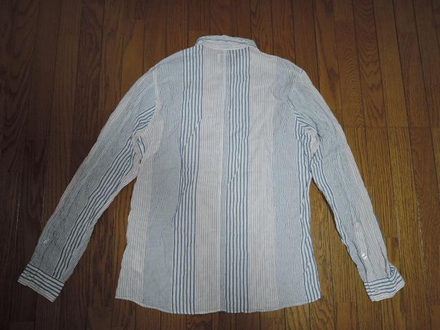 WTAPS ダブルタップス 薄手 マルチ ストライプシャツ M 長袖 < ブランド WTAPS ダブルタップス 薄手 マルチ ストライプシャツ M 長袖 < ブランドの