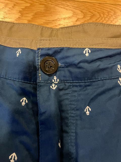 NO BRAND イカリドット柄  紺青  大きいsize W42位 110cm < 男性ファッション  NO BRAND イカリドット柄  紺青  大きいsize W42位 110cm < 男性ファッションの