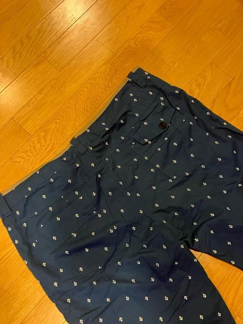 NO BRAND イカリドット柄  紺青  大きいsize W42位 110cm < 男性ファッション  NO BRAND イカリドット柄  紺青  大きいsize W42位 110cm < 男性ファッションの