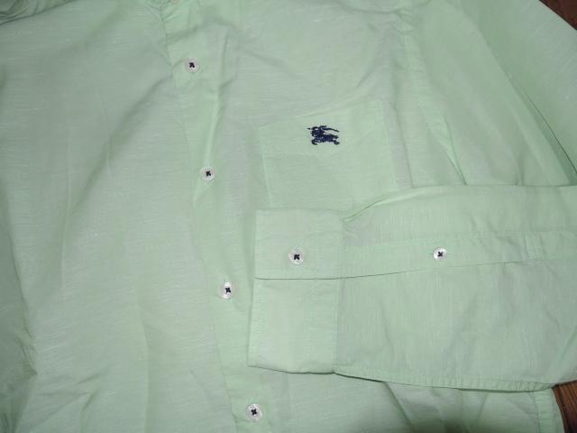 BURBERRY BLACK LABEL バーバリーブラックレーベル 薄手 麻混シャツ 1 長袖シャツ 三陽商会 < ブランド  BURBERRY BLACK LABEL バーバリーブラックレーベル 薄手 麻混シャツ 1 長袖シャツ 三陽商会 < ブランドの