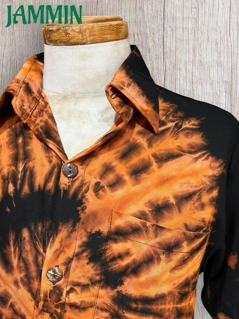 ぐるぐるタイダイシャツ エスニック ヒッピー サイケ アジアン 個性派 < 男性ファッション ぐるぐるタイダイシャツ エスニック ヒッピー サイケ アジアン 個性派 < 男性ファッションの