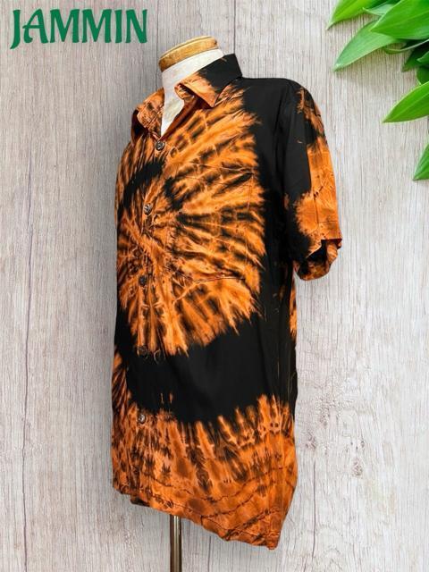 ぐるぐるタイダイシャツ エスニック ヒッピー サイケ アジアン 個性派 < 男性ファッション ぐるぐるタイダイシャツ エスニック ヒッピー サイケ アジアン 個性派 < 男性ファッションの