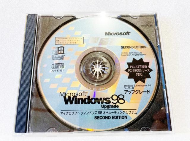 Microsoft Windows 98 Second Edition AbvO[h 