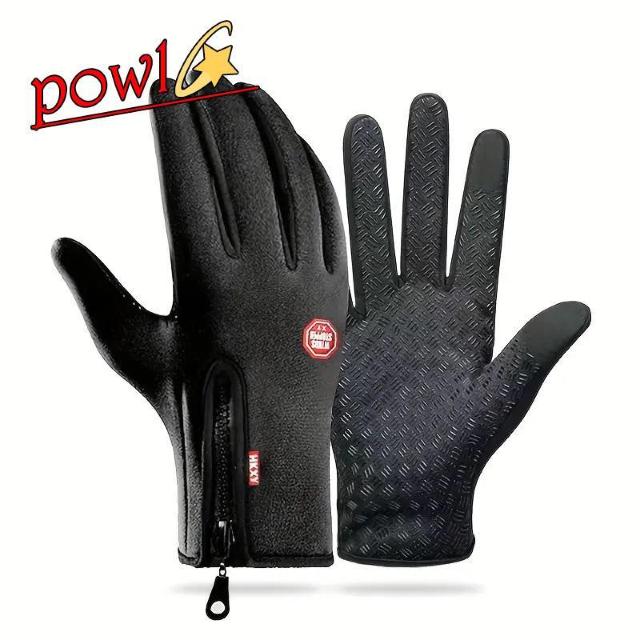 メンズ&レディース冬用タッチスクリーン対応手袋対寒具防風厚手フリース裏地滑り止めグリップスキースノーボーサイクリングやアウトドアに < 男性ファッション メンズ&レディース冬用タッチスクリーン対応手袋対寒具防風厚手フリース裏地滑り止めグリップスキースノーボーサイクリングやアウトドアに < 男性ファッションの
