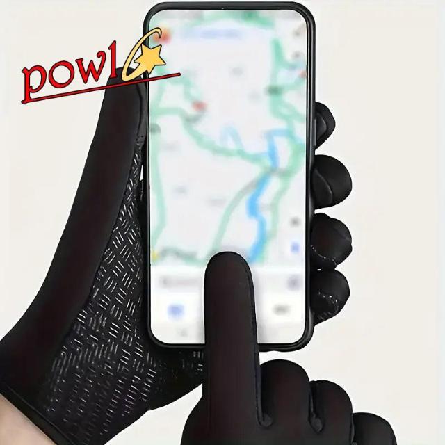 メンズ&レディース冬用タッチスクリーン対応手袋対寒具防風厚手フリース裏地滑り止めグリップスキースノーボーサイクリングやアウトドアに < 男性ファッション メンズ&レディース冬用タッチスクリーン対応手袋対寒具防風厚手フリース裏地滑り止めグリップスキースノーボーサイクリングやアウトドアに < 男性ファッションの