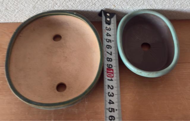 E 盆栽鉢 豆盆栽鉢 山野草鉢 多肉植物鉢 植木鉢 2鉢セット陶器製(緑・青) < ペット/手芸/園芸 E 盆栽鉢 豆盆栽鉢 山野草鉢 多肉植物鉢 植木鉢 2鉢セット陶器製(緑・青) < ペット/手芸/園芸の