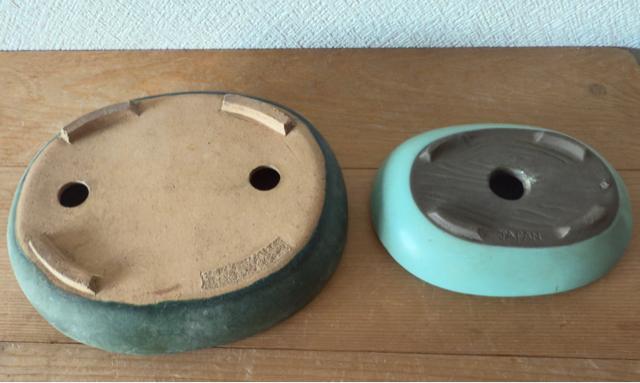 E 盆栽鉢 豆盆栽鉢 山野草鉢 多肉植物鉢 植木鉢 2鉢セット陶器製(緑・青) < ペット/手芸/園芸 E 盆栽鉢 豆盆栽鉢 山野草鉢 多肉植物鉢 植木鉢 2鉢セット陶器製(緑・青) < ペット/手芸/園芸の