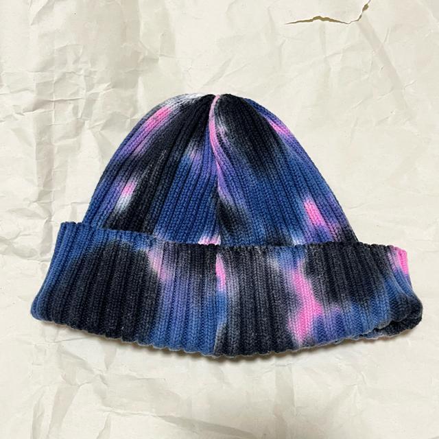 Aape BY A BATHING APE ニット帽 ビーニー グラデーション < ブランド Aape BY A BATHING APE ニット帽 ビーニー グラデーション < ブランドの