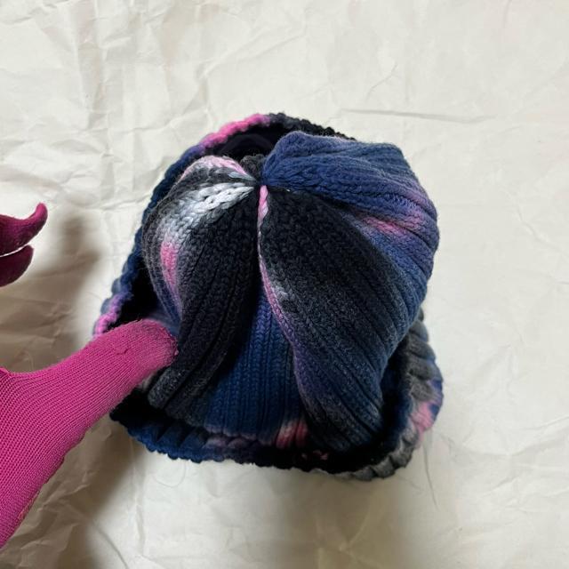 Aape BY A BATHING APE ニット帽 ビーニー グラデーション < ブランド Aape BY A BATHING APE ニット帽 ビーニー グラデーション < ブランドの