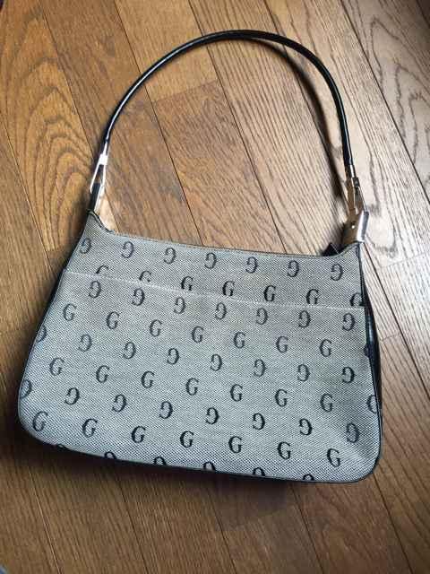 かっちりモノトーンバック キャンバス地×レザー < 女性ファッション  かっちりモノトーンバック キャンバス地×レザー  < 女性ファッションの